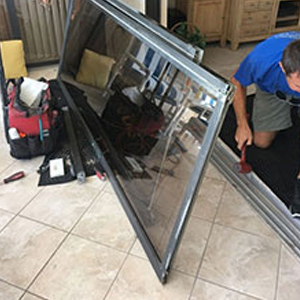 sliding glass door frame repair Chico